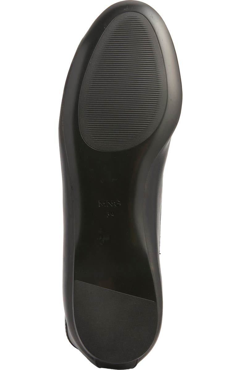 MANGO Ballet Flat, Alternate, color, Black