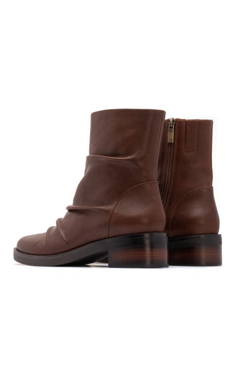 Abeo Traverse Scrunch Boot In Brown - Regular