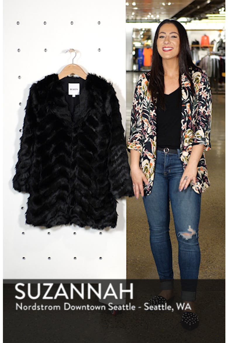 BB Dakota It's All Happening Faux Fur Coat video