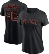 Nike Women's Nike Alyssa Nakken Black San Francisco Giants Name & Number T-Shirt