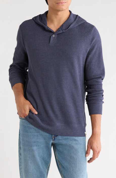 Waffle Knit Jersey Hoodie
