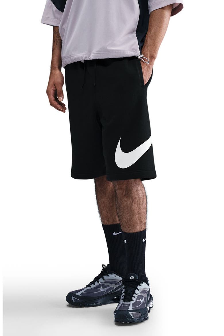 Club Shorts, Main, color, BLACK/ WHITE