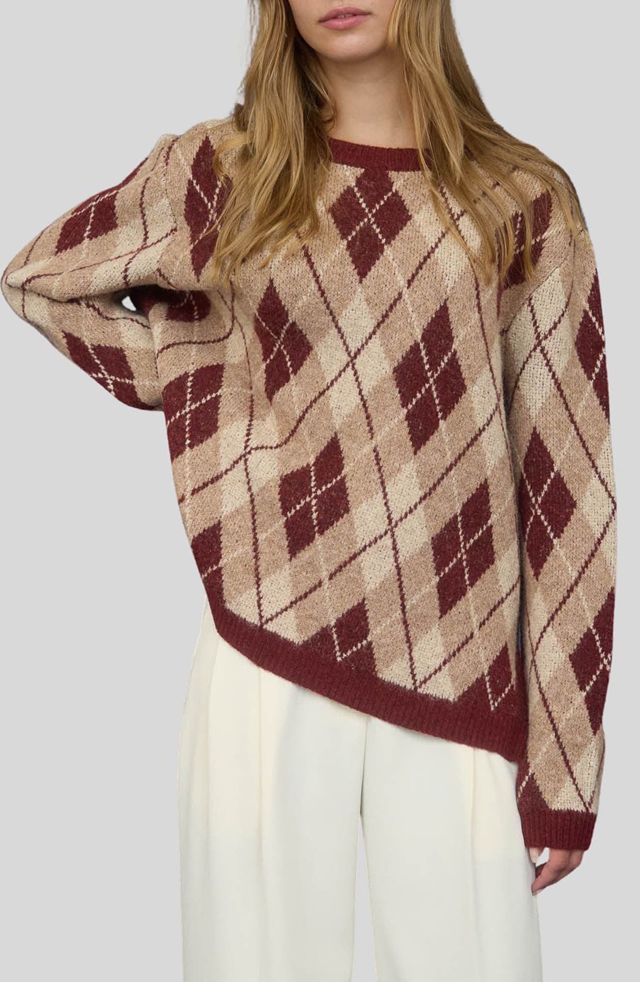 selected BURGUNDY MULTI