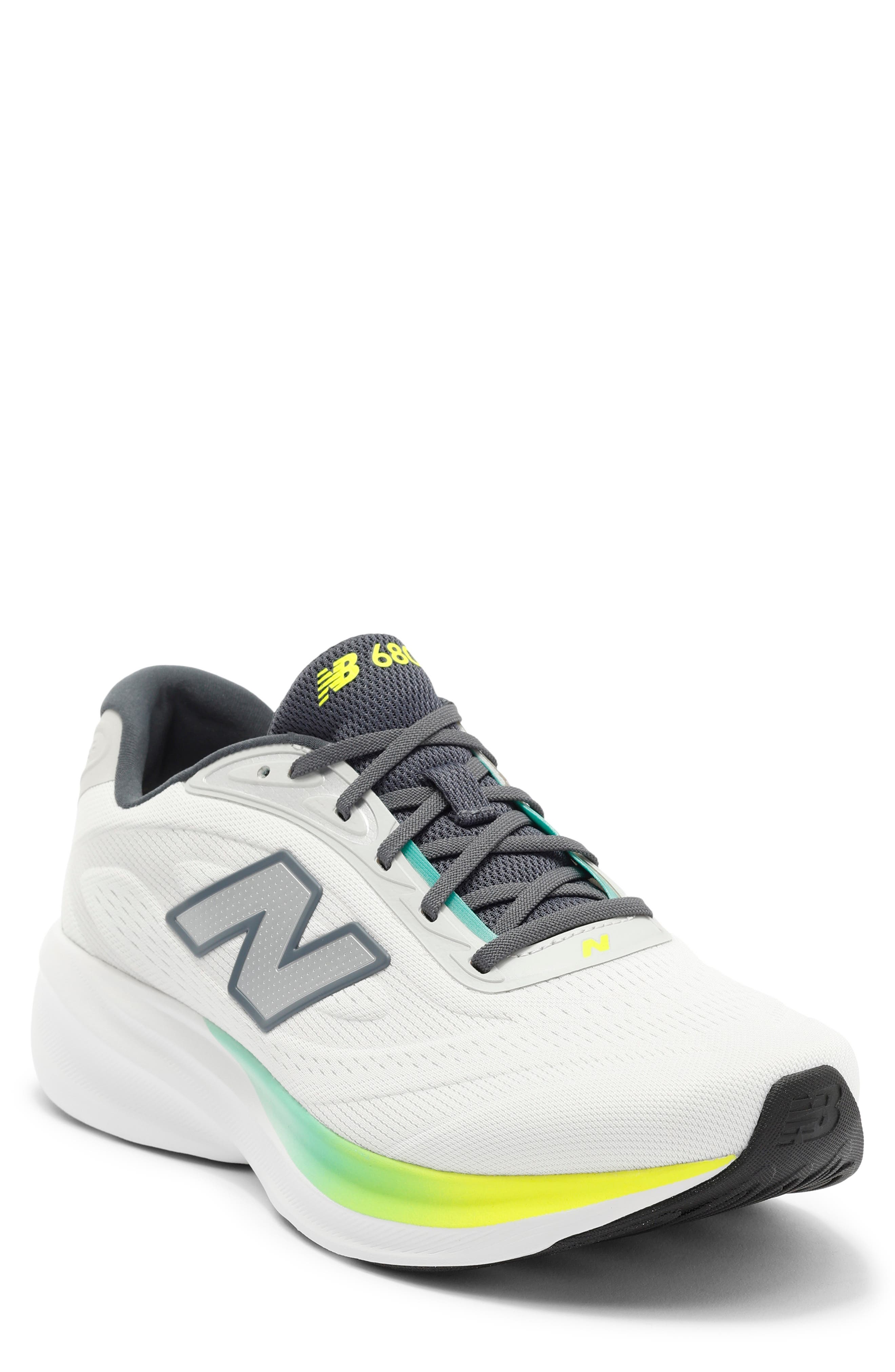 New Balance 680 Running Shoe, Main, color, Reflection/ Green Matter