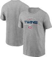 Nike Men's Nike Heather Gray Minnesota Twins Team Engineered Performance T-Shirt