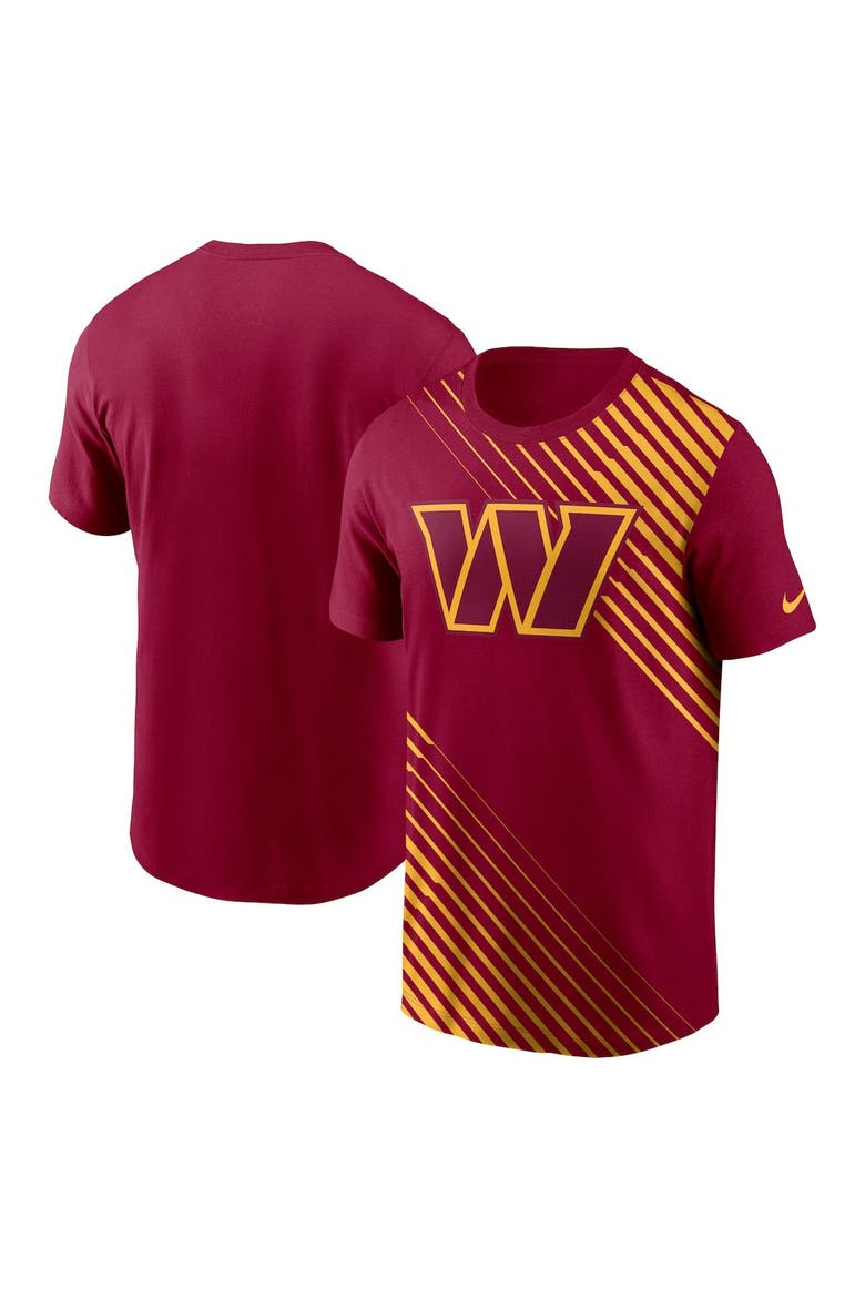 Men's Nike Burgundy Washington Commanders Yard Line Fashion Asbury T-Shirt, Main, color, Burgundy