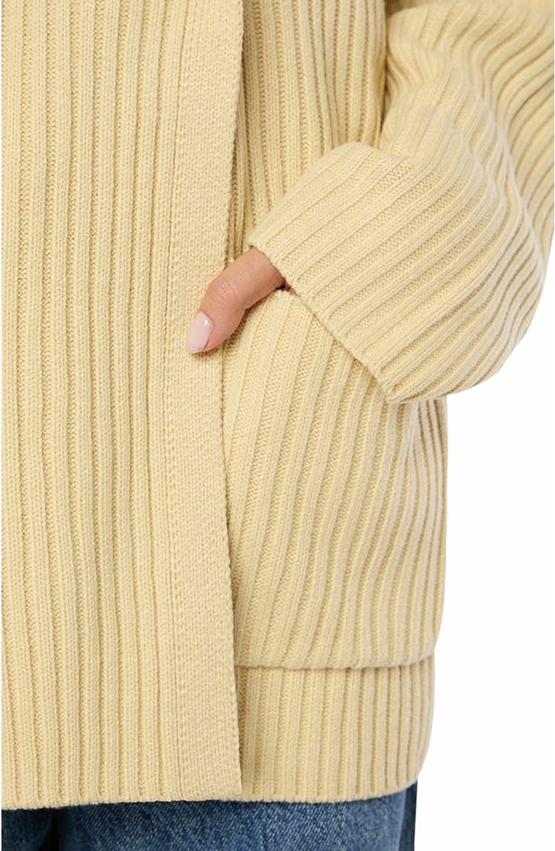 WeWoreWhat Double Breasted Cardigan, Alternate, color, Wheat