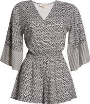 Elan Print Cover-Up Romper