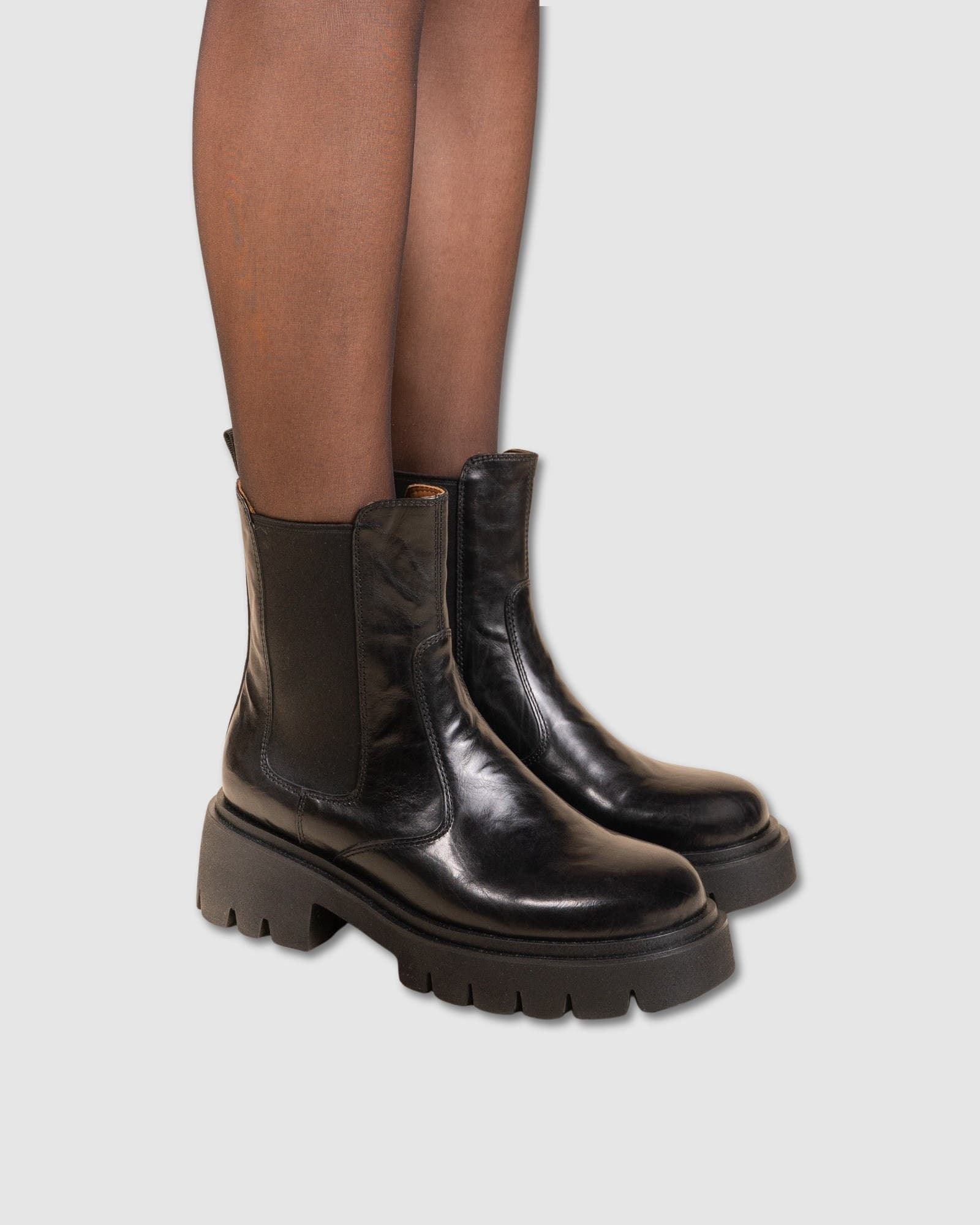 MI/MAI Arne Chunky Sole Ankle Boots, Alternate, color, Black