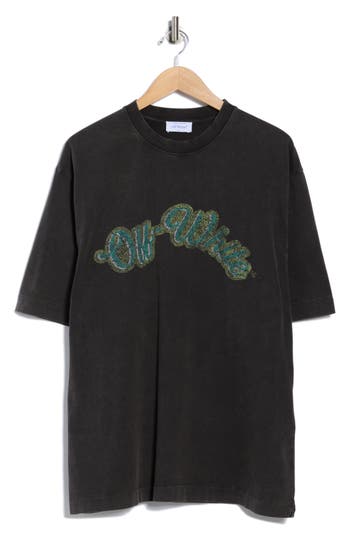 Off-white Bacchus Skate Cotton Graphic T-shirt In Multi
