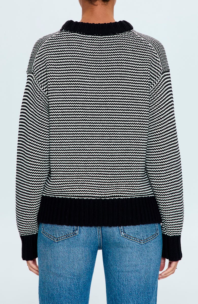 Pistola Jadine Cotton Mock Neck Sweater, Alternate, color,