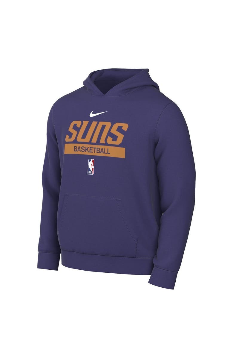 Nike Men's Nike Purple Phoenix Suns 2022/23 Spotlight On-Court Practice Performance Pullover Hoodie, Alternate, color, Purple