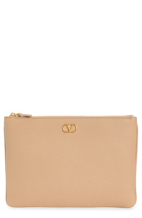 Medium VLOGO Leather Pouch