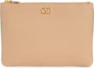 Valentino Garavani Medium VLOGO Leather Pouch