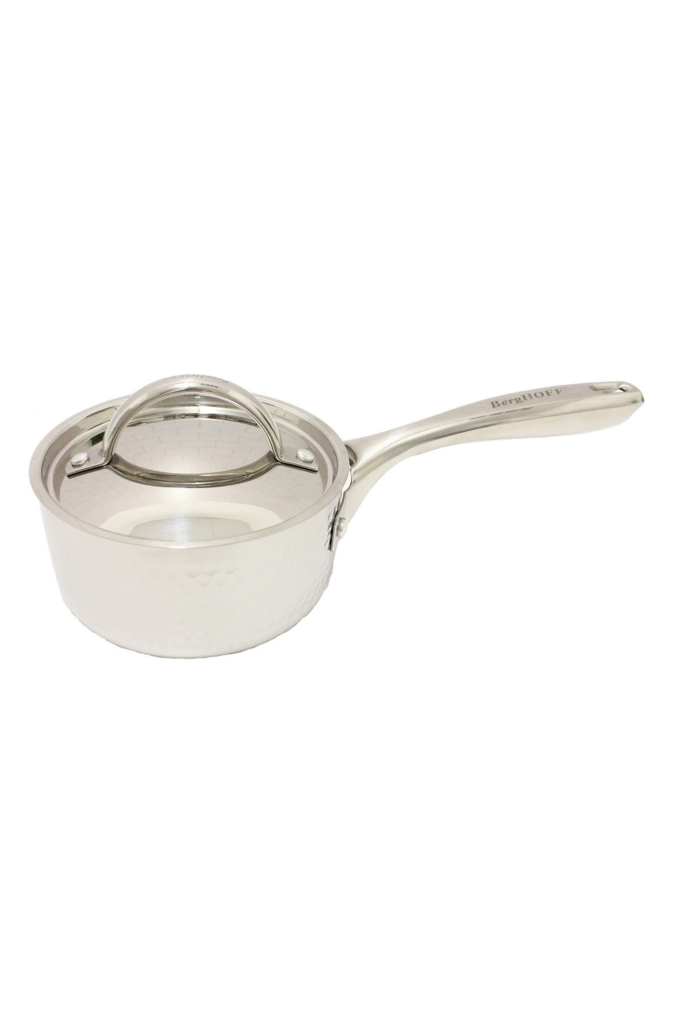 BergHOFF INTERNATIONAL Hammered 5.5" Covered Saucepan
