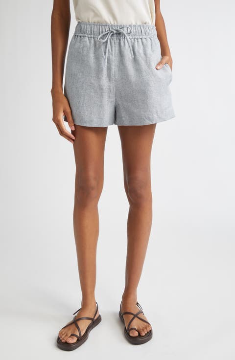 Willow Linen Blend Drawstring Shorts