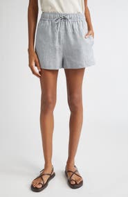 Reiss Willow Linen Blend Drawstring Shorts