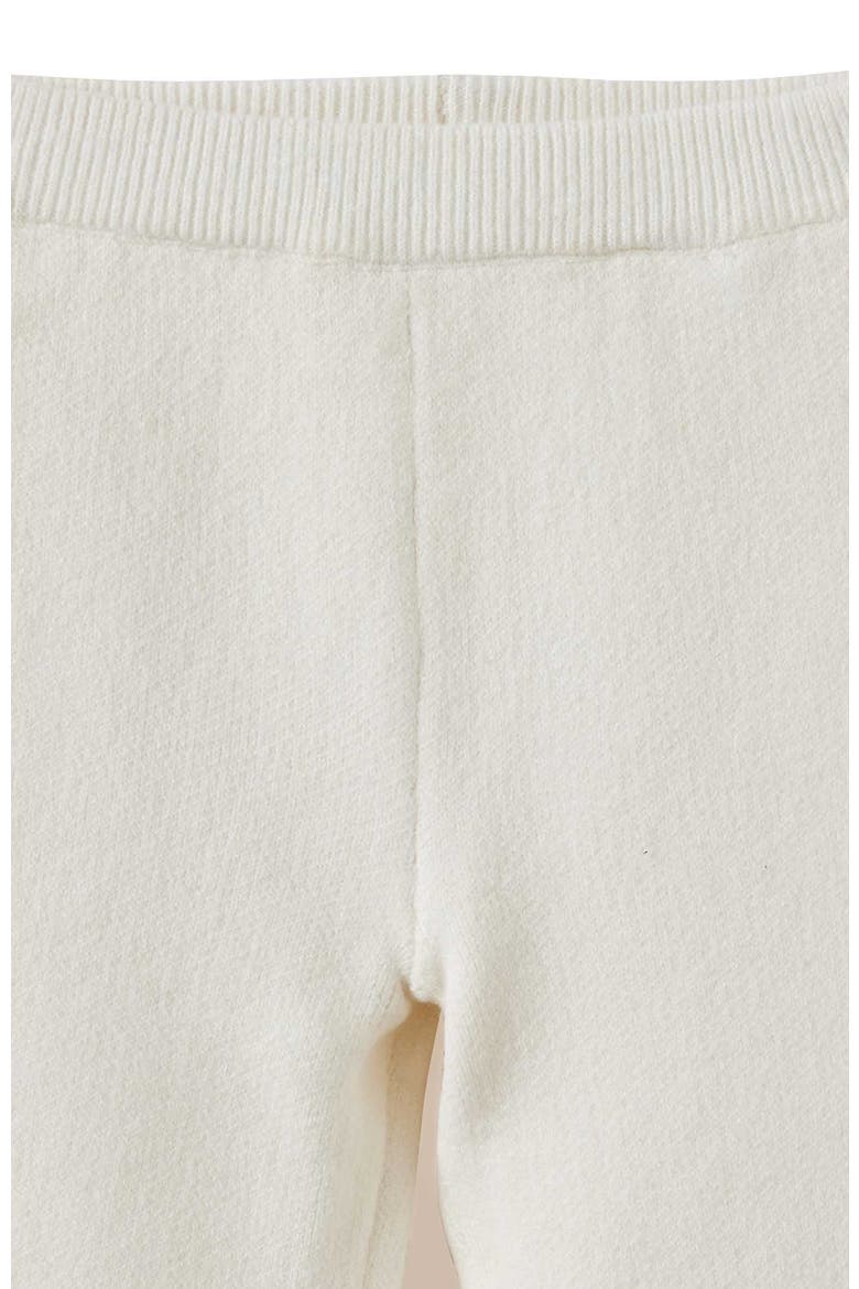 Baby Organic Knit Pant, Alternate, color, Milk