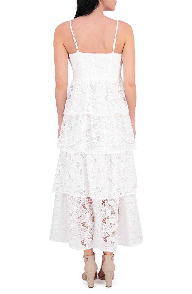 Siena Embroidered Lace Maxi Dress, Alternate, color, White