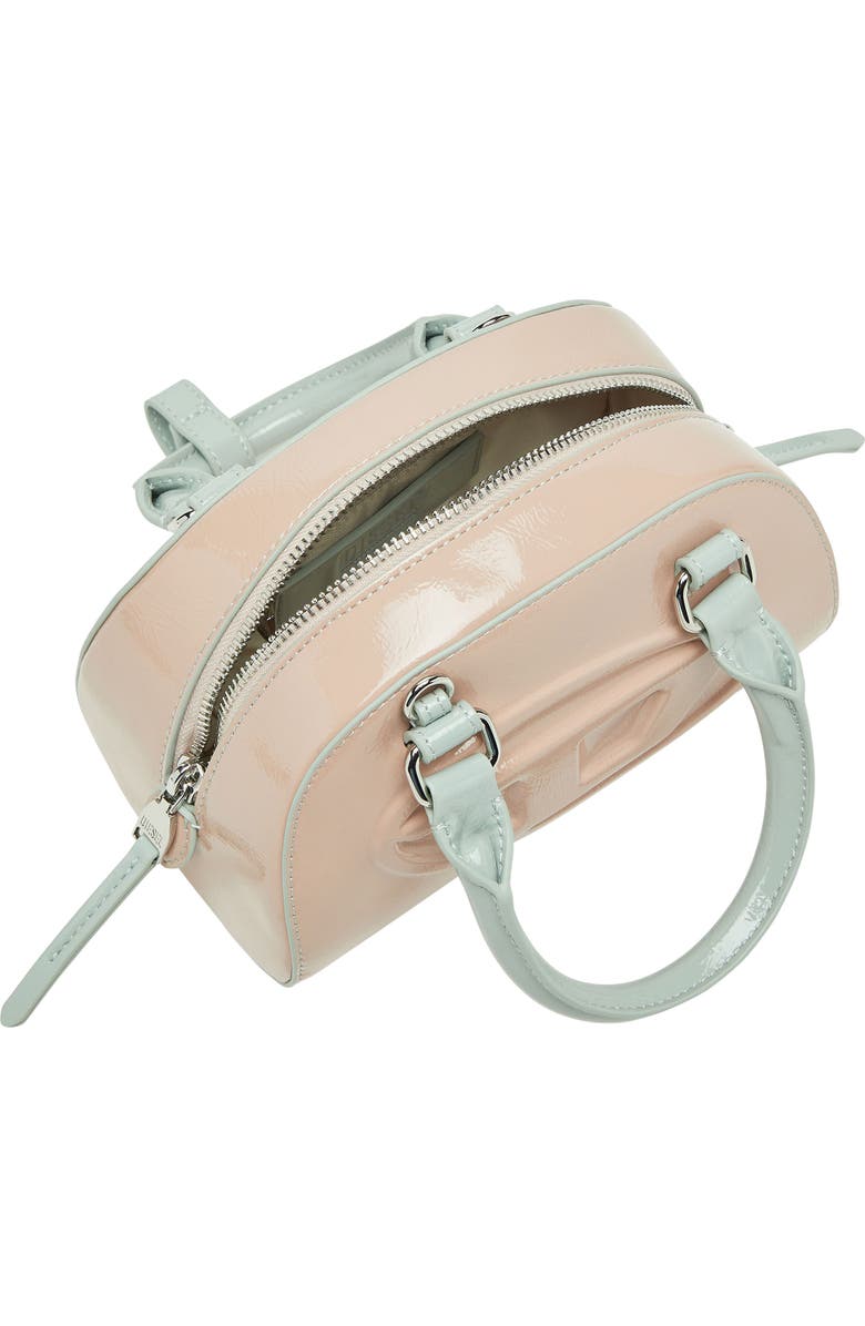 DIESEL<sup>®</sup> Mini 1DR Dome Faux Leather Bowling Bag, Alternate, color, Pink