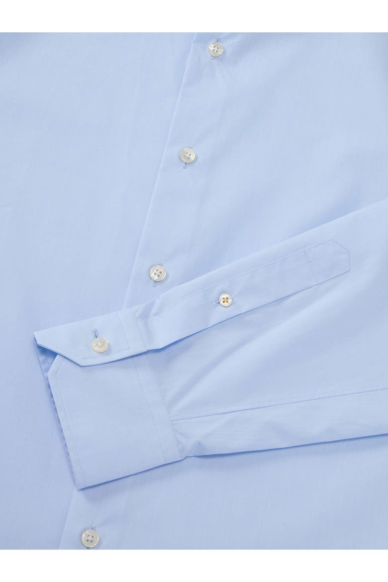 Reynolds Light Weight Poplin Contemporary Fit Shirt, Alternate, color, Light Blue