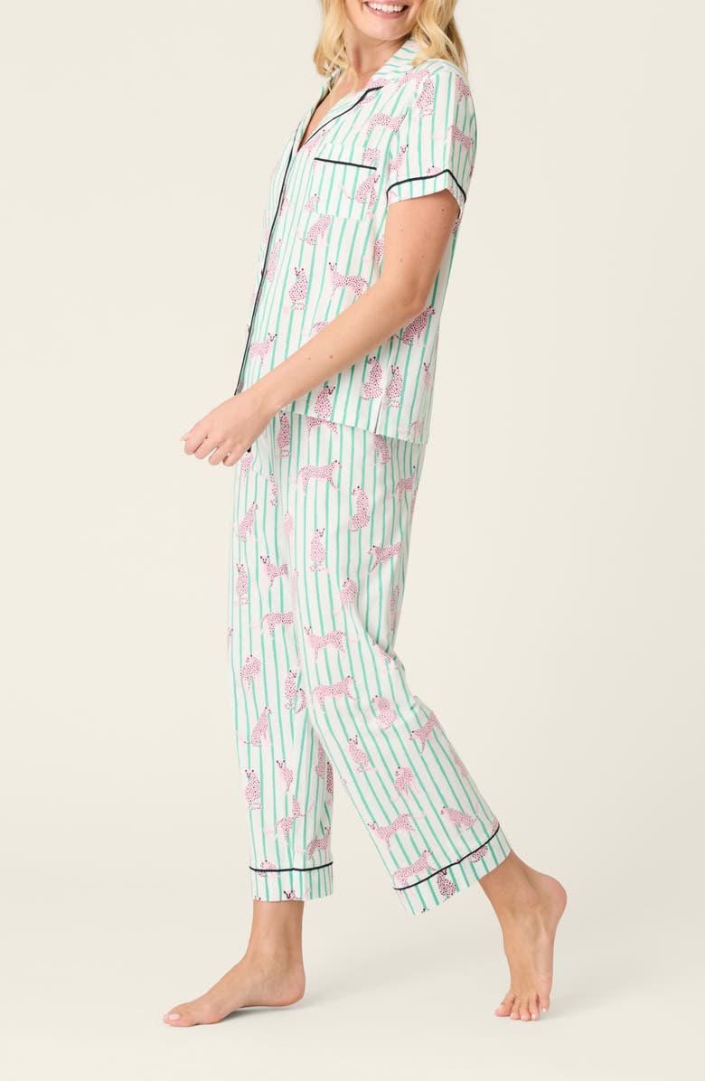 PJ Salvage Whimsy Print Pajamas, Alternate, color, Mint