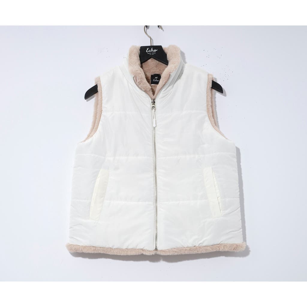 Echo Reversible Callum Vest In White