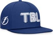 FANATICS Men's Fanatics Blue Tampa Bay Lightning Authentic Pro Rink Team Code Snapback Hat