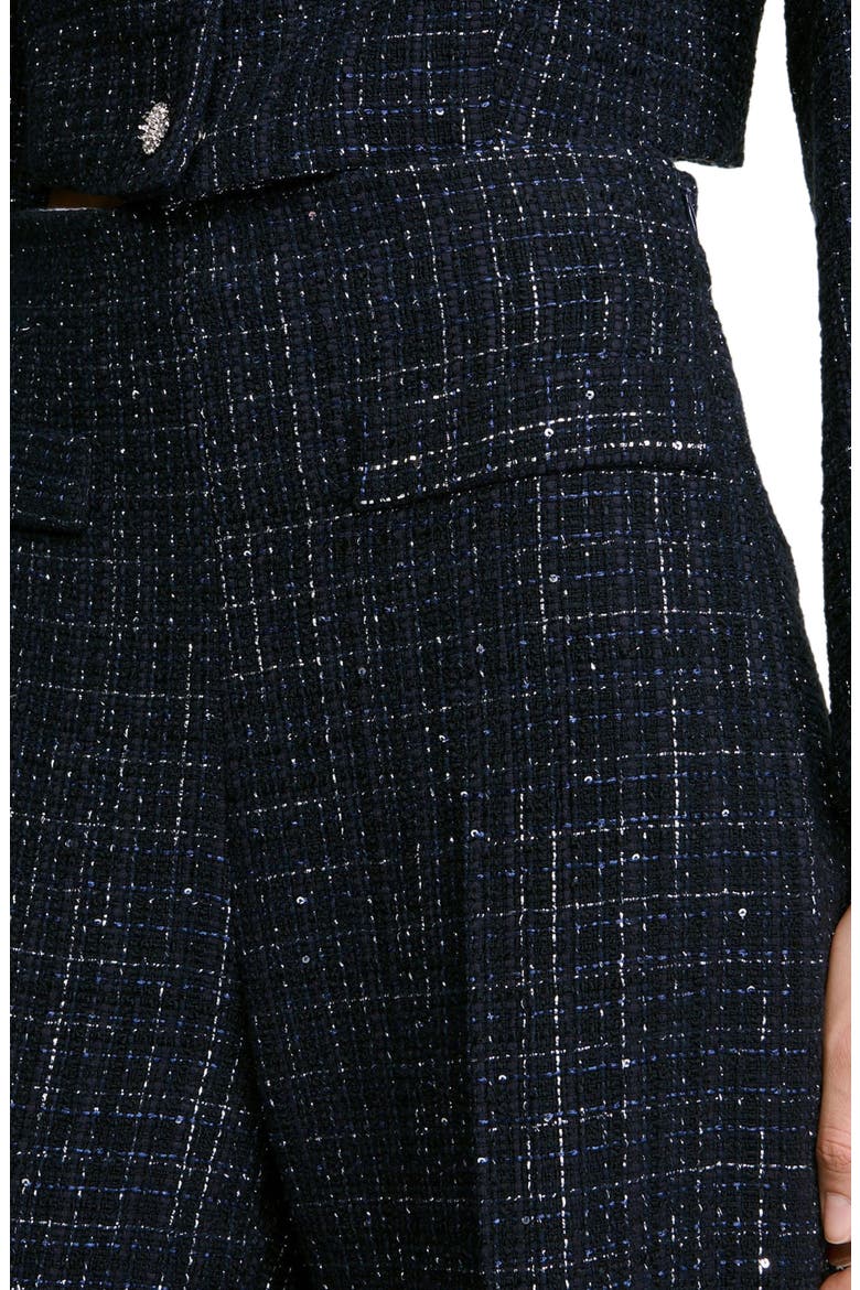 Decorative tweed trousers, Alternate, color, Blue