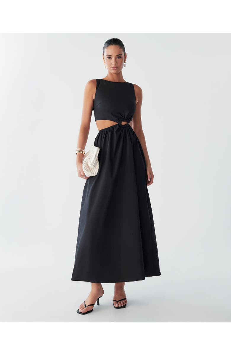 BWLDR Maria Maxi Dress, Main, color, Black