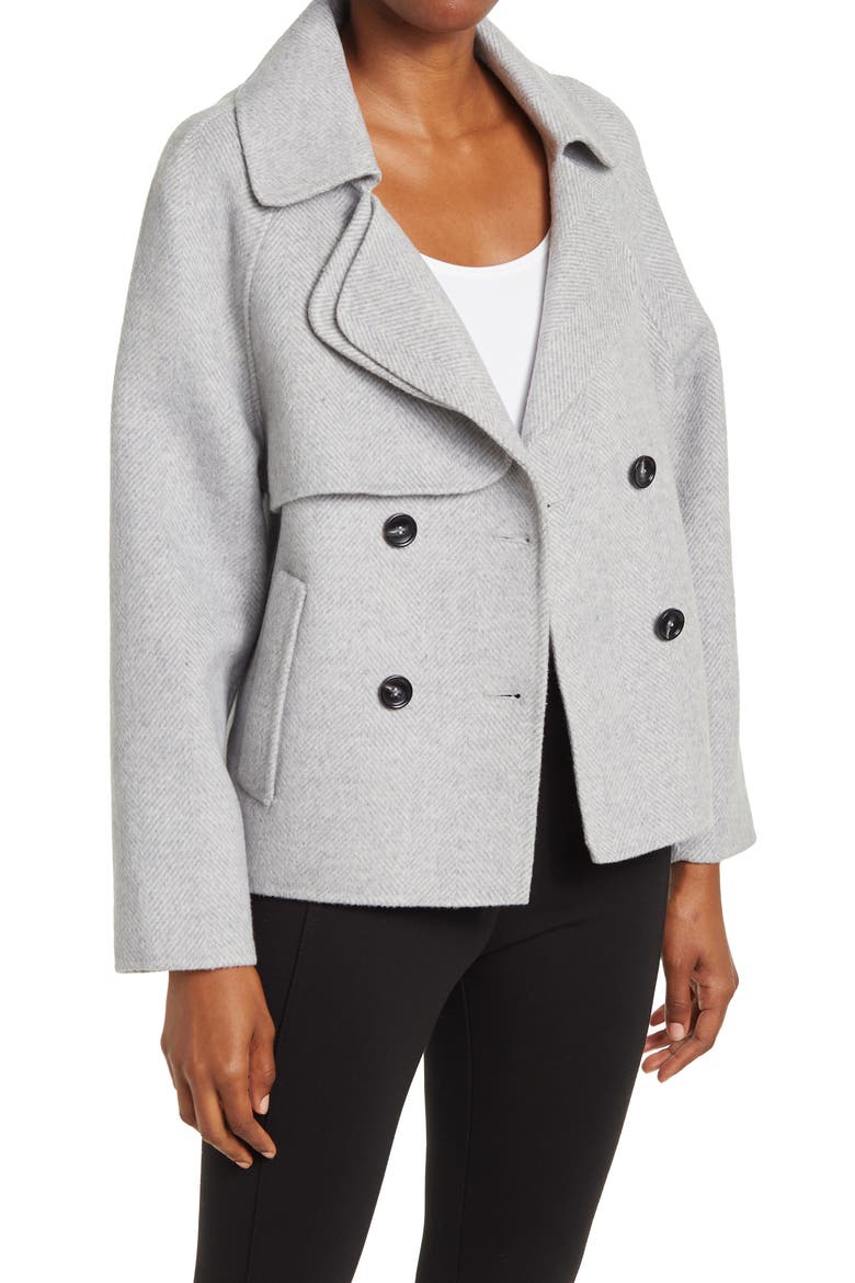I'm Yours Wool Blend Peacoat, Main, color, GREY