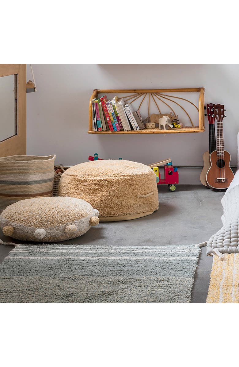 Lorena Canals Floor cushion Bubbly, Alternate, color, Honey, Natural