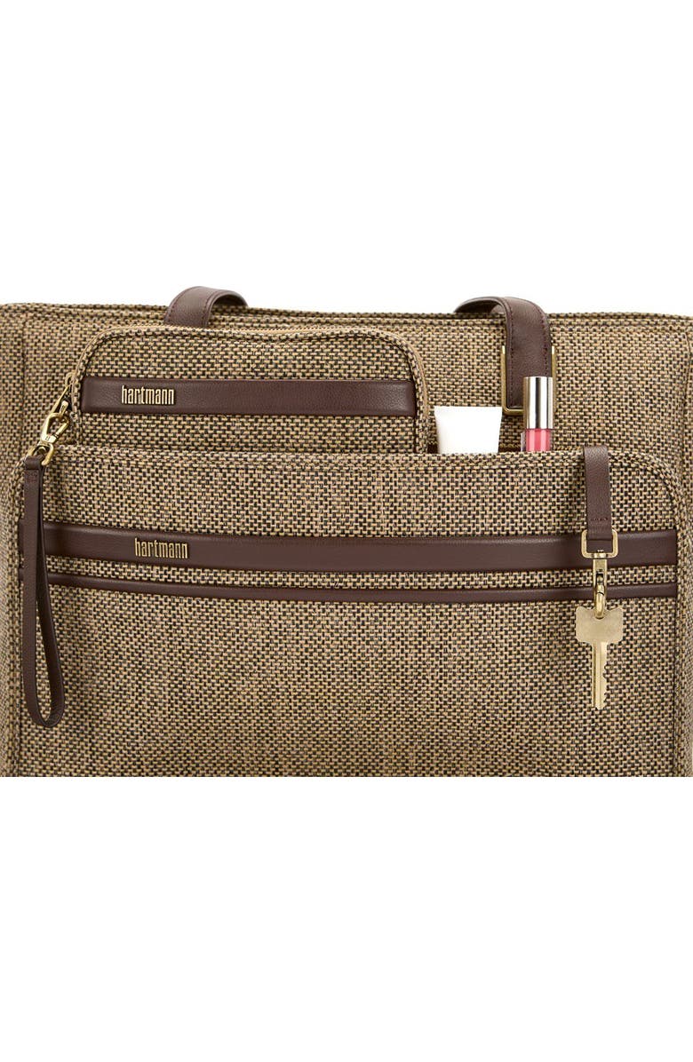 Hartmann Tweed Carryall Tote, Alternate, color, Tweed/Natural Leather