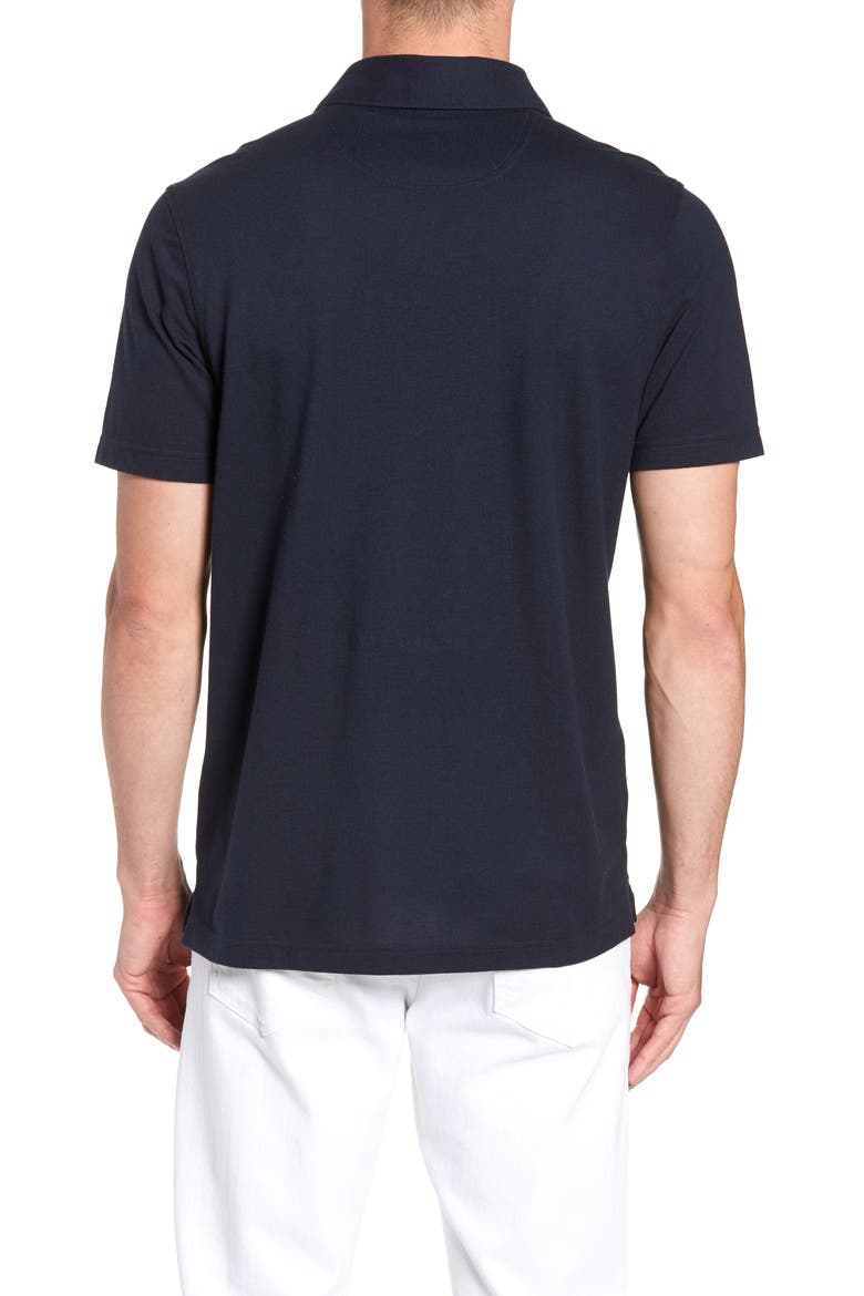 Regular Fit Polo, Alternate, color, NAVY IRIS