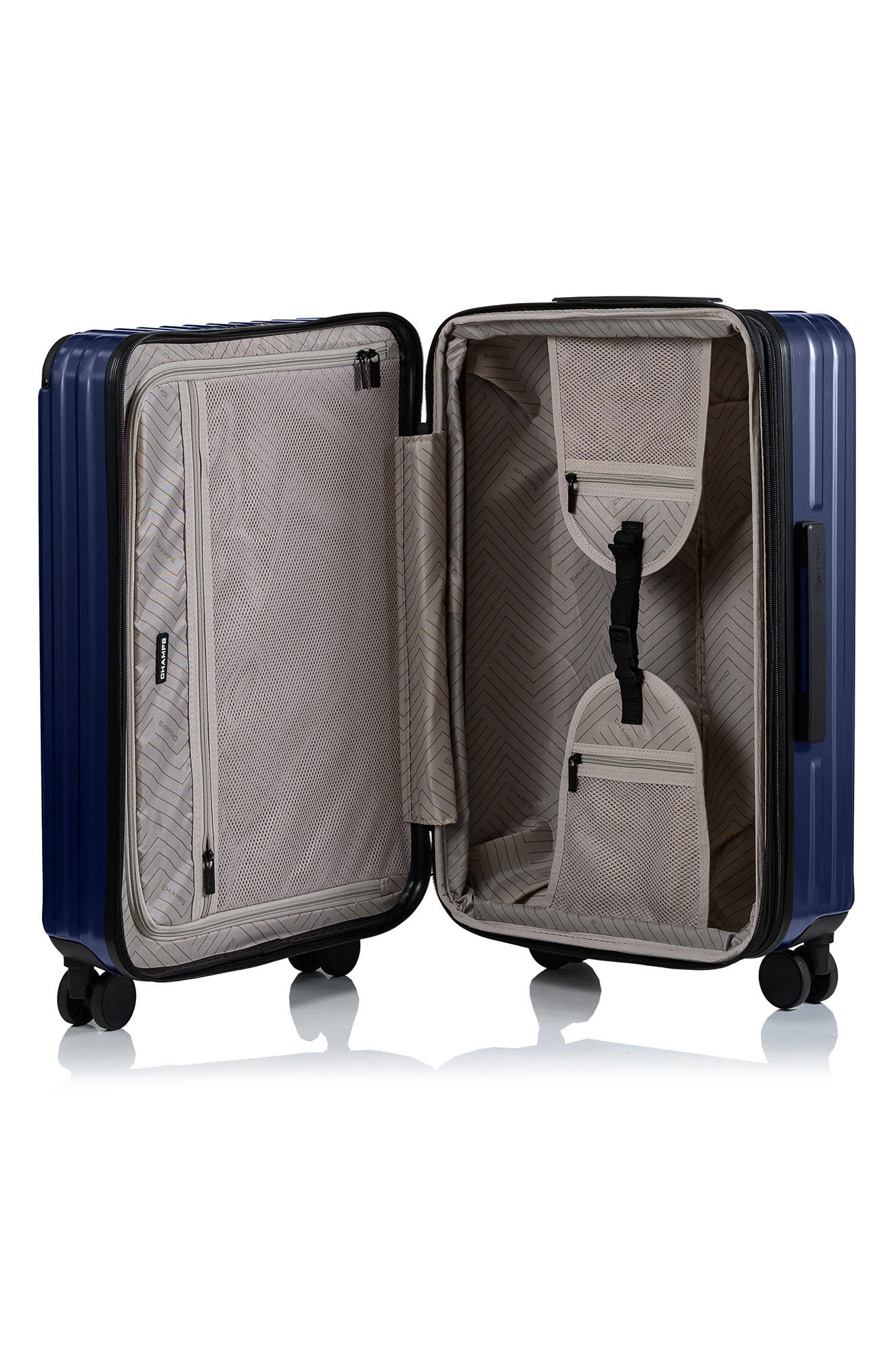 CHAMPS Element 3-Piece Luggage Set, Alternate, color, Navy