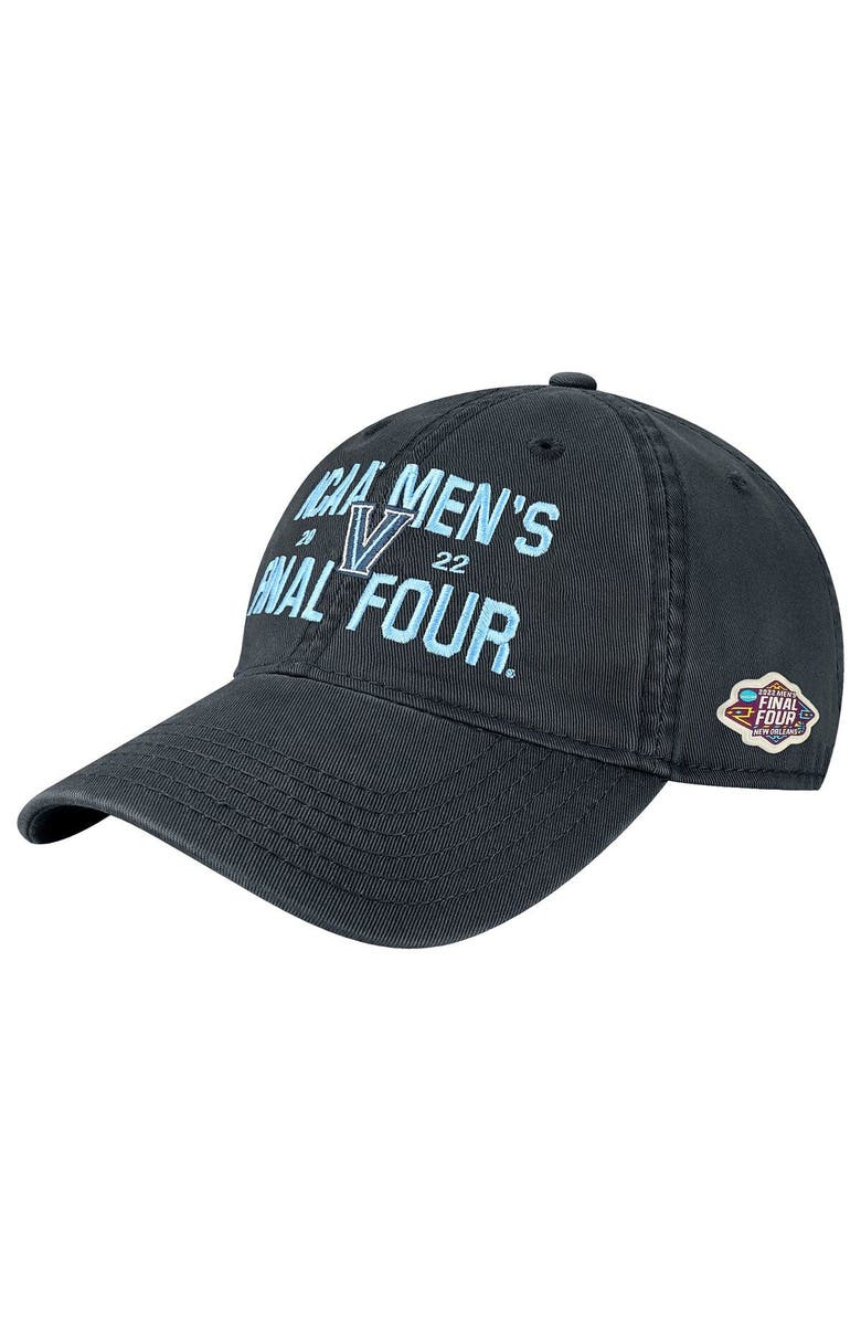 LEAGUE COLLEGIATE WEAR Men's League Collegiate Wear Navy Villanova Wildcats 2022 NCAA Men's Basketball Tournament March Madness Final Four Relaxed Twill Adjustable Hat, Main, color, 