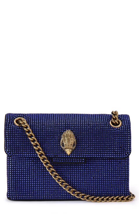 Mini Kensington Embellished Fabric Convertible Crossbody Bag
