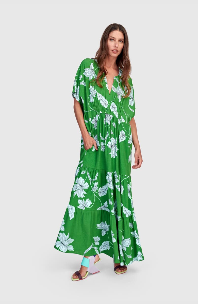 Alembika Tidepool Maxi Dress, Main, color, Green