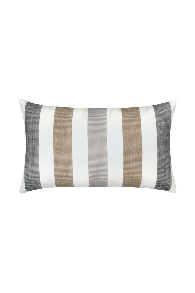 Dune Stripe Indoor & Outdoor Woven Accent Pillow, Main, color, Multi