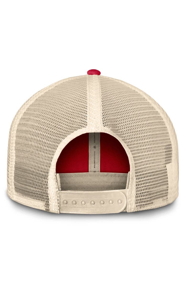 TOP OF THE WORLD Men's Top of the World Red Maryland Terrapins Heritage Waylon Trucker Adjustable Hat, Alternate, color, Red