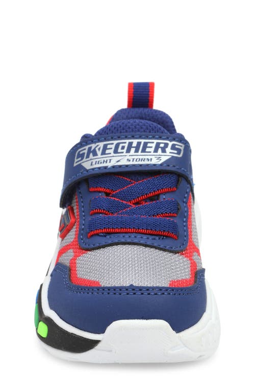 Skechers Kids' Play Scene Light Up Machine Washable Sneaker In Multi