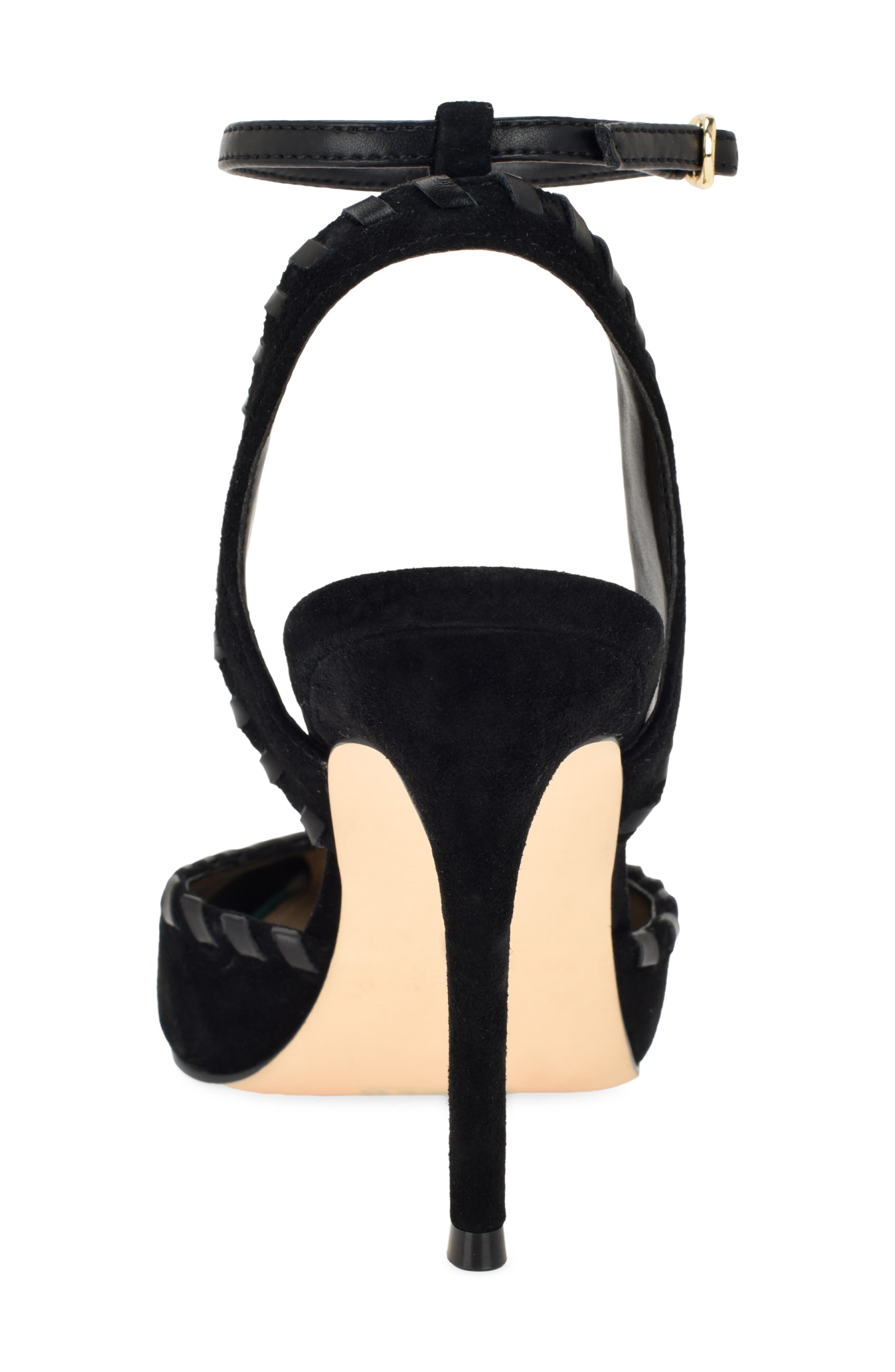 Kenedy Ankle Strap Pump, Alternate, color, BLACK