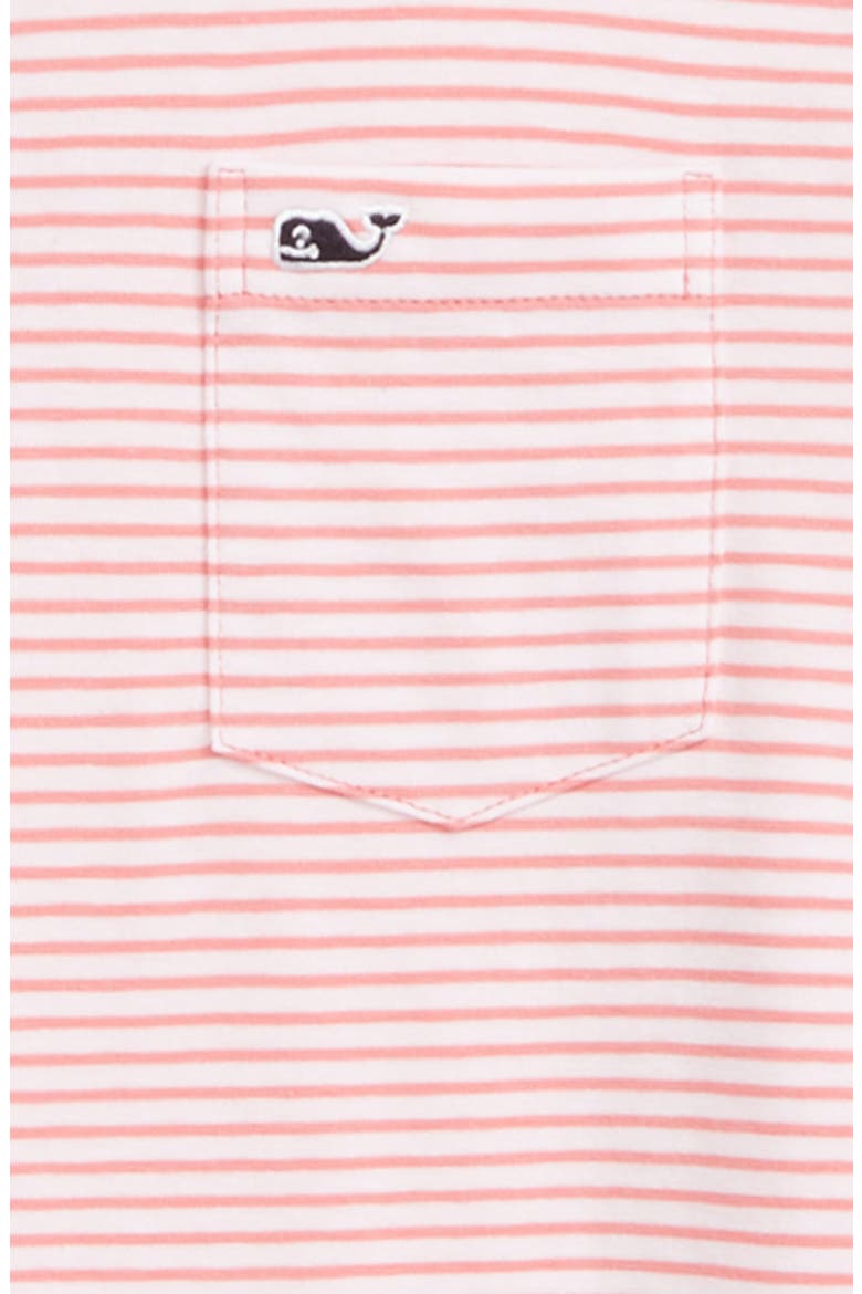 Edgartown Stripe Polo, Alternate, color, JETTY RED