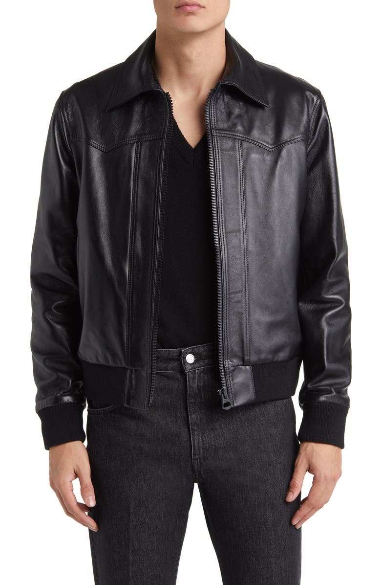 BLK DNM 77 Leather Jacket, Main, color,