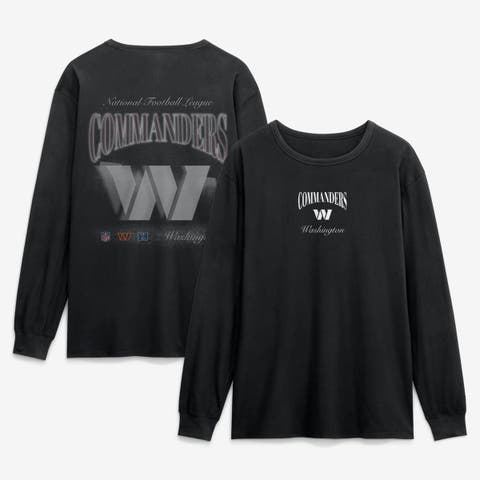 Men's Fanatics Black Washington Commanders Midnight Falls Long Sleeve T-Shirt