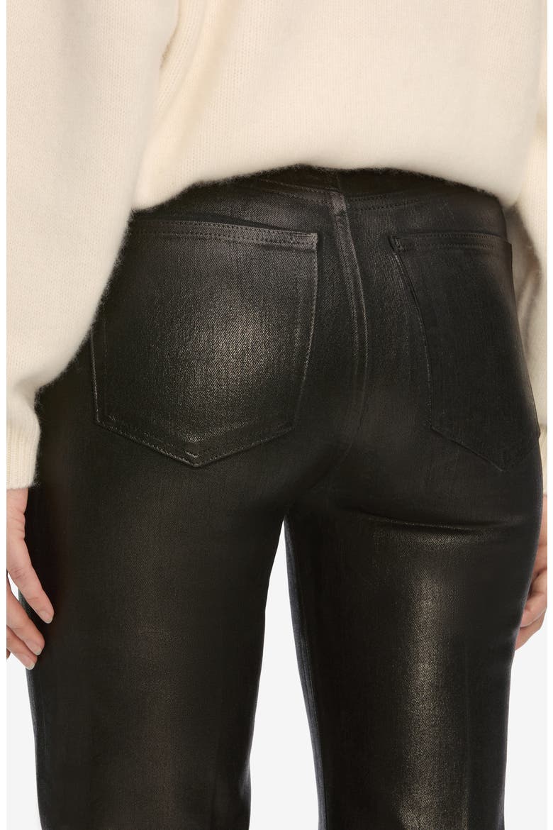 Le Sleek High Waist Ankle Straight Leg Jeans, Alternate, color, MOOD RING COATED