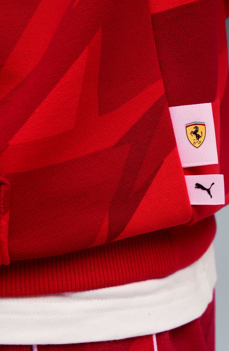 PUMA x Ferrari 20 Years of Red Hoodie, Alternate, color, Rosso Corsa