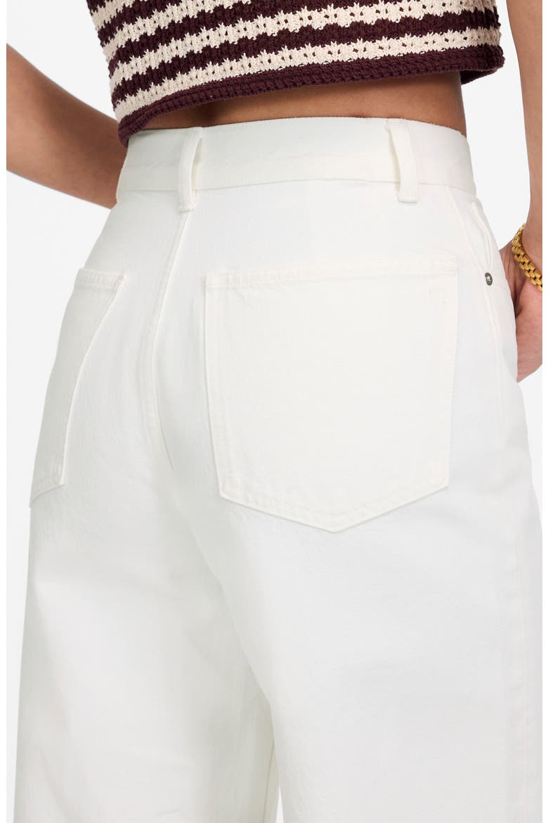 Denim Culottes, Alternate, color, PURE WHITE