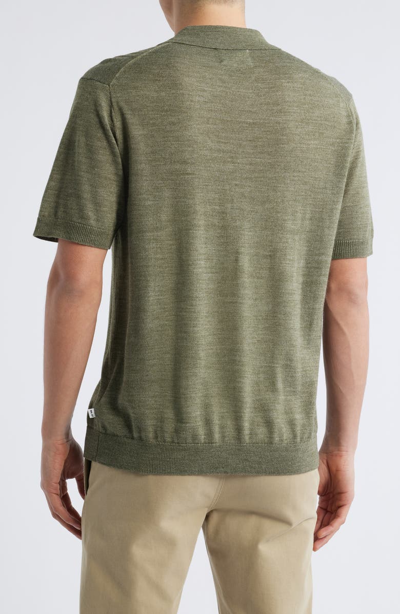 NN07 Thor Short Sleeve Cardigan, Alternate, color, Capers