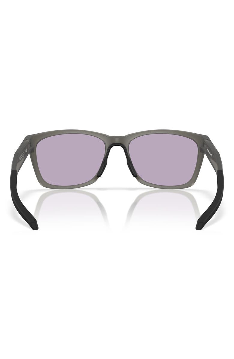Oakley 57mm Prizm<sup>™</sup> Polarized Square Sunglasses, Alternate, color, Smoke